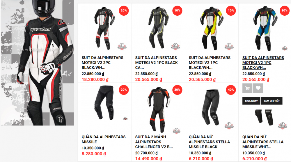 Shop bao ho mo to Bigbike diem den uy tin cua Biker tai trung tam Sai Gon - 9