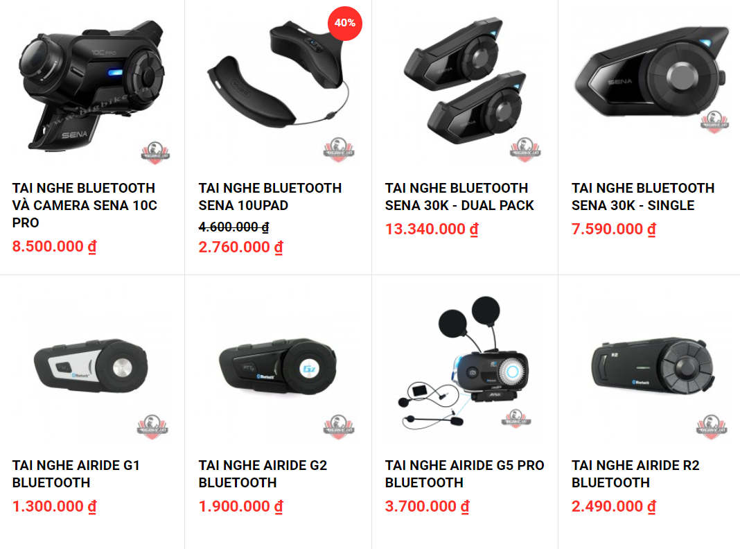 Shop bao ho mo to Bigbike diem den uy tin cua Biker tai trung tam Sai Gon - 11