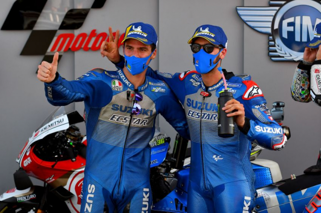 MotoGP 2020 Joan Mir dat tay len ngoi vo dich voi chien thang dau tien