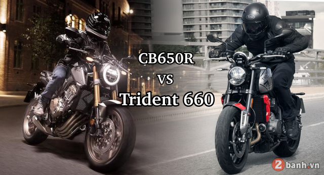 Honda CB650R va Triumph Trident 660 tren ban can thong so