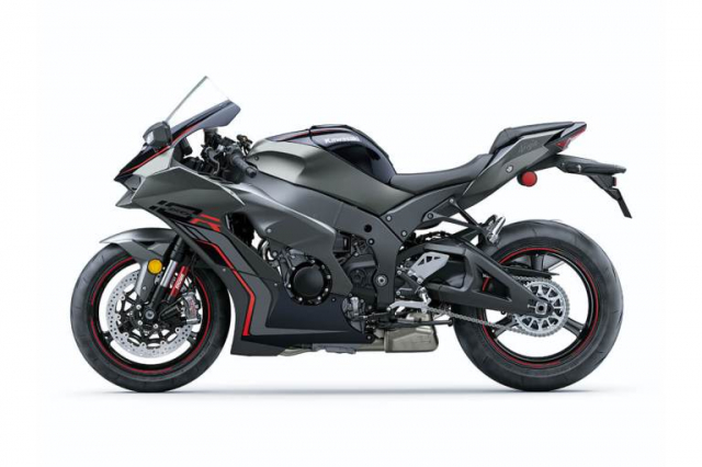 Kawasaki Ninja ZX10R 2022 lo dien phien ban moi mau Xam Graphene Steel Grey - 6