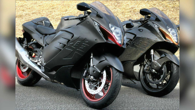 Suzuki Hayabusa dau tien duoc trang bi bo body kit carbon kho - 4 Suzuki Hayabusa dau tien duoc trang bi bo body kit carbon kho - 4