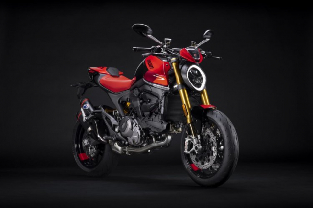 Ducati Monster SP 2023 cong suat 111 ma luc ra mat tai An Do - 9