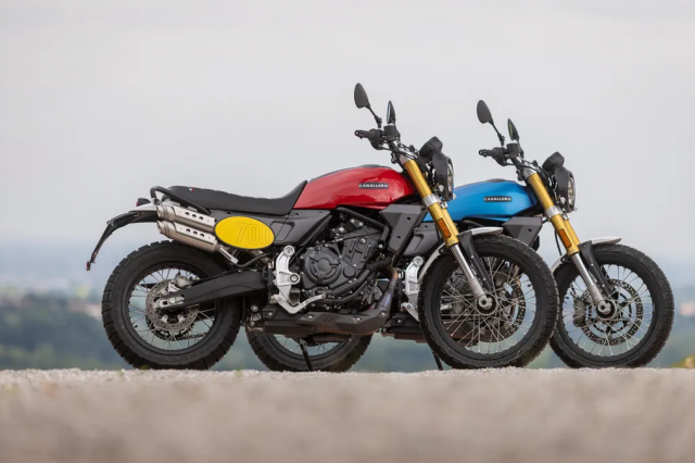 Trinh lang FANTIC CABALLERO 700 mang kieu dang Scrambler dong co CP2 den tu Y
