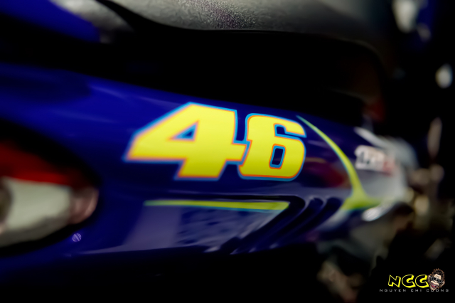 bom tấn yaz 125 sở hữu bộ áo valentino rossi 19 năm tuổi kịch độc