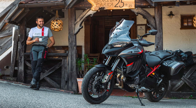 Ducati giới thiệu multistrada v4 s grand tour 2024 với travel tech galore