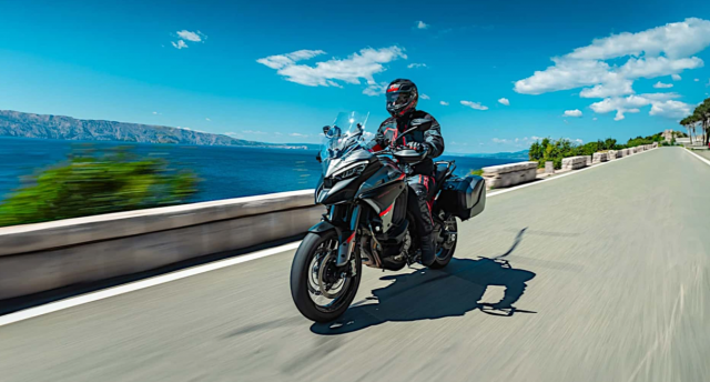 Ducati giới thiệu multistrada v4 s grand tour 2024 với travel tech galore