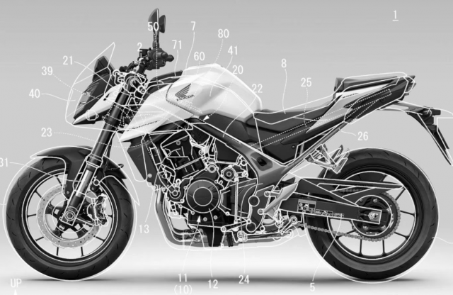 Lo tin CBR750R dua tren Honda Hornet co the sap ra mat