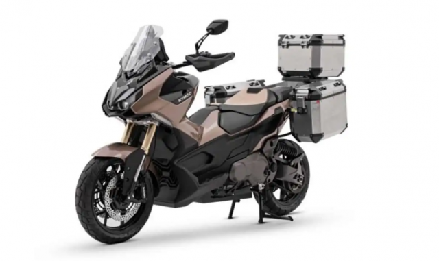 Cung ngam nhin mau xe tay ga Adventure CVL6 moi cua Kymco