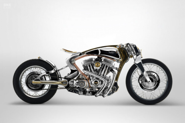 HarleyDavidson Sportster 1200 do bo khung tuy chinh den tu tho may Indonesia