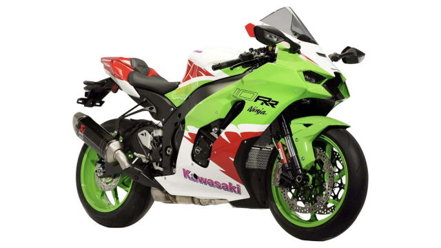 Kawasaki Ninja ZX-10RR phiên bản kỷ niệm 2024 với đồ họa tuyệt đẹp 