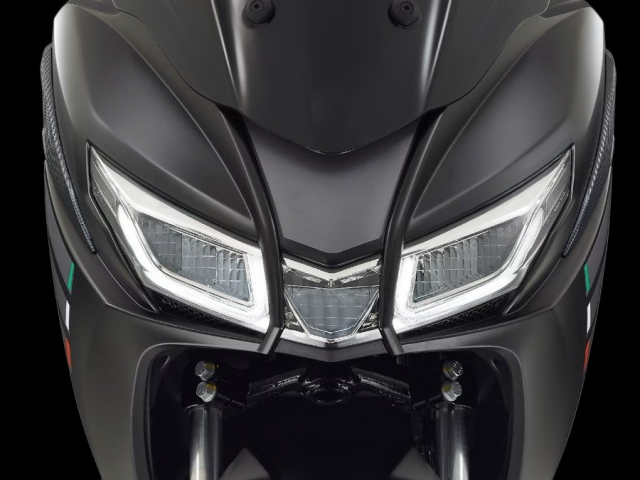 Aprilia trinh lang mau xe ga moi voi thiet ke do so nhung chay khong can bang lai