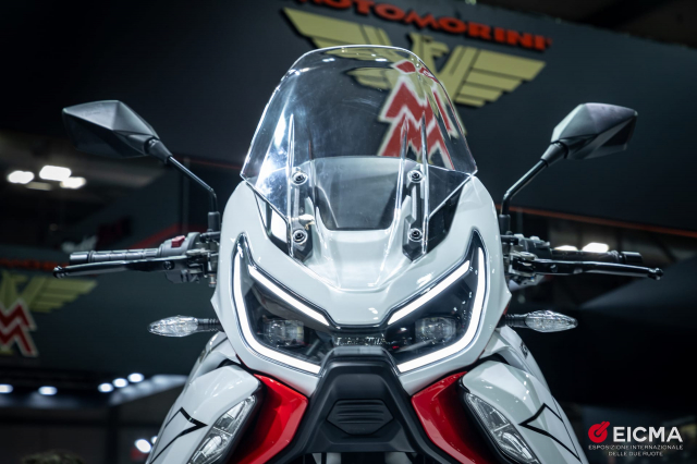 Moto Morini trinh lang XCape 1200 voi ve ngoai ma mi tai EICMA 2023