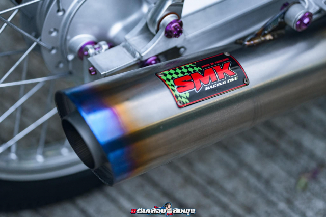 Honda Wave X do duoc khai mo tam hon bang cuc may Monkey 125