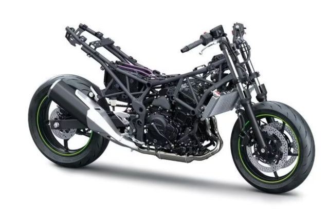 Kawasaki Versys 7 duoc cap bang sang che dong co dien hybrid - 4