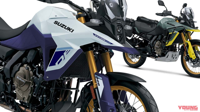 Suzuki vua cong bo mau moi danh cho VStrom 800DE 2024