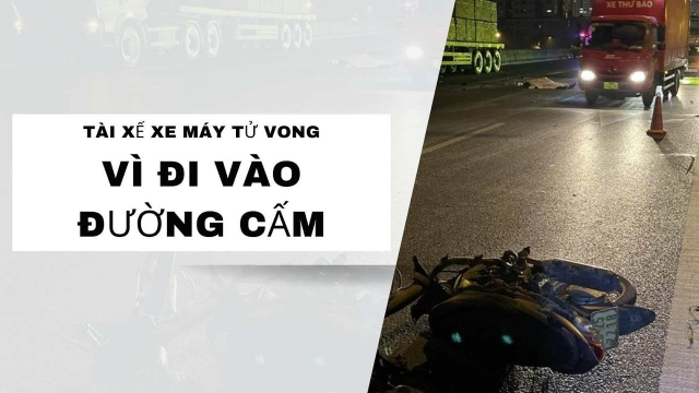 Tai xe tu vong vi va cham giao thong trong duong cam
