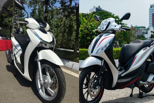 Tong hop nhung mau xe tay ga co gia ban ngang Honda Sh