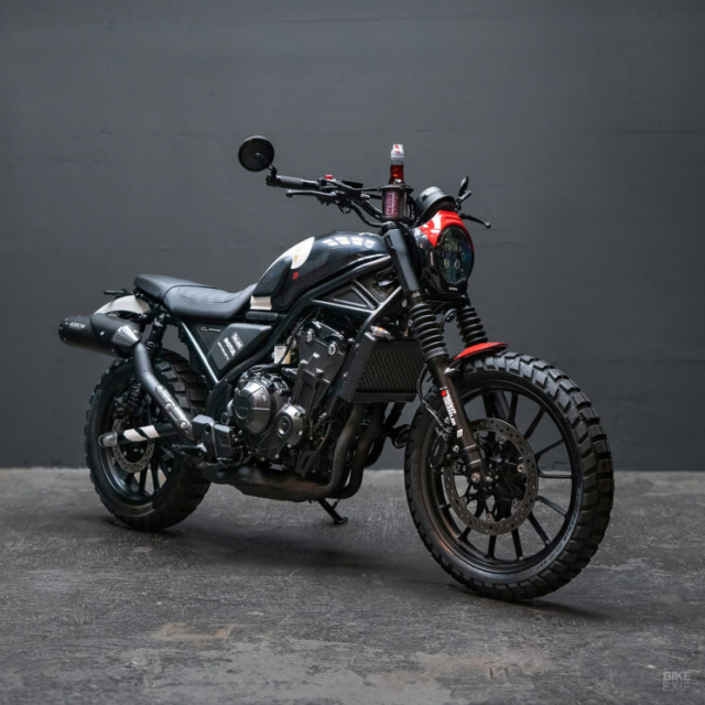HONDA CL500 so huu goi do phong cach Scrambler cua MOTOISM
