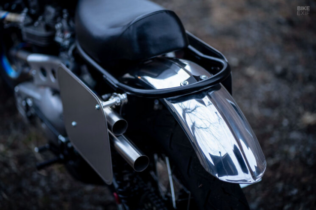 Một chiếc xe đua triumph t140 lấy cảm hứng từ tr6 của steve mcqueen