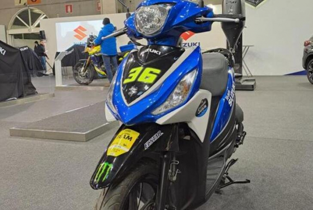 Suzuki giup do tre em ung thu bang cach dau gia xe tay ga su dung trong MotoGP