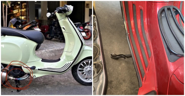 Vespa bị nhiều chị em phản ánh làm hư trang phục khiến khổ chủ ngậm ngùi xót xa