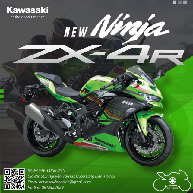 Kawasaki Viet Nam chinh thuc nhan coc ZX4R voi gia ban hon 240 trieu dong