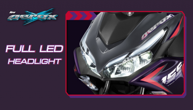 Aerox 2024 lo dien do hoa moi duoc Yamaha trau chuot den tung goc canh