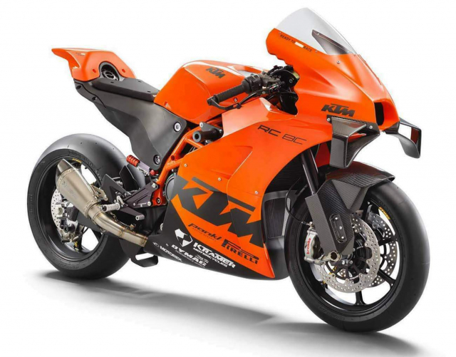 Lo tin Husqvarna 801 RetroSport dua tren KTM RC 8C dang duoc phat trien - 4