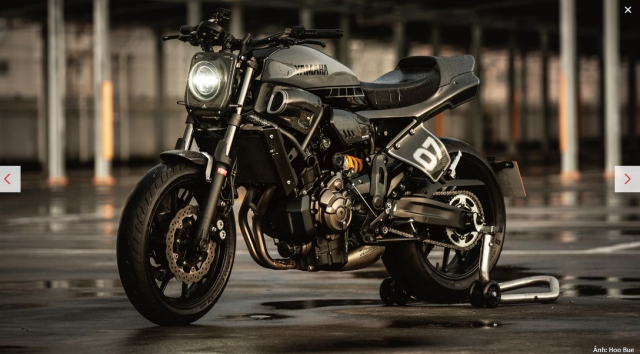 Bo chuyen doi Yamaha XSR 700 Carbon Tracker den tu HooBue o Dai Loan