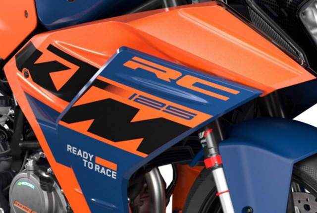 KTM RC125 2024 so huu ngoai hinh tuyet dep hoan toan an dut Yamaha R15