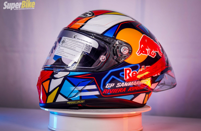 Ra mat HJC RPHA1 Red Bull Misano GP hang hiem - 16