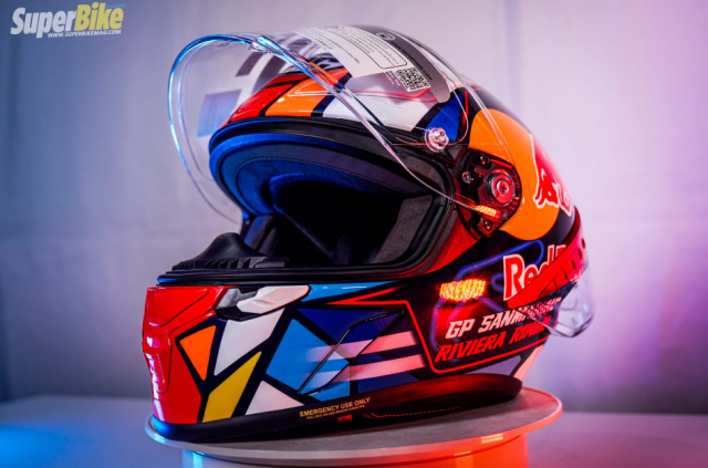 Ra mat HJC RPHA1 Red Bull Misano GP hang hiem - 14