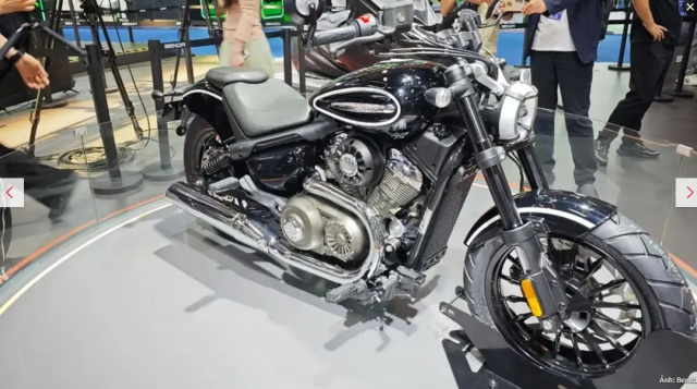 Benda Chinchilla 550 CVT mau Bobber Trung Quoc voi dong co V2 va so tu dong - 4