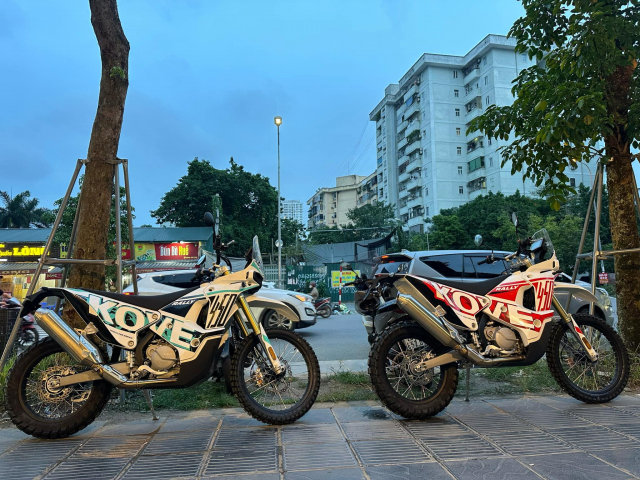 Kove 450 Rally mang phong cach mo to Dakar da co mat tai VN voi gia hon 260 trieu dong
