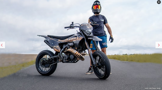 Megasgas EC 700 Supermoto 2 thi hoan thien tu noi cong den ngoai hinh
