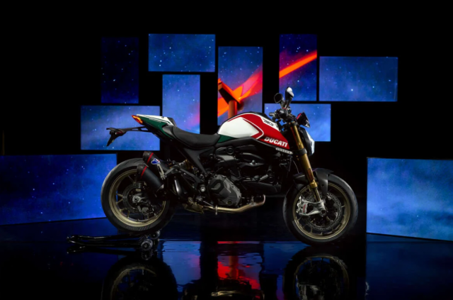 Ducati Monster 30 Anniversario ra mat gia gap doi ban tieu chuan