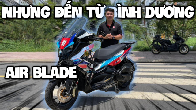 Kham pha Air Blade do may len mam NVX voi phong cach Touring kich doc tai Sai Thanh