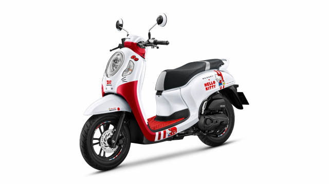 Lo dien Honda Scoopy Hello Kitty Limited Edition chieu long cac fan meo hong - 4