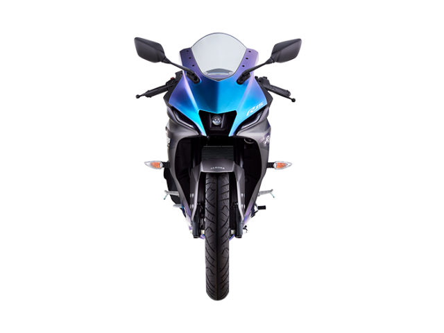 Yamaha R15 2025 ra mat mau moi Indigo Gray dat hon truoc day