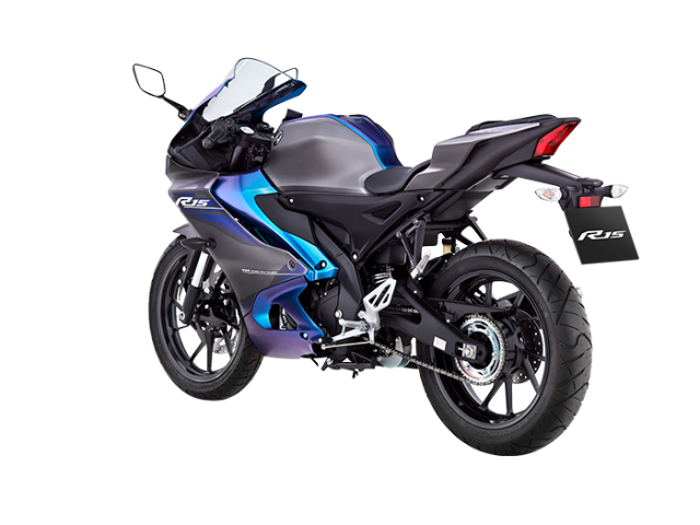 Yamaha R15 2025 ra mat mau moi Indigo Gray dat hon truoc day - 5