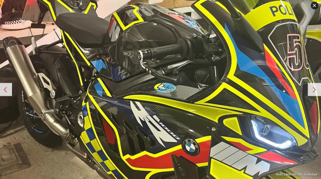 Canh sat o day duoc trang bi BMW M1000RR de khuyen khich nguoi dan lai xe dung toc do - 4