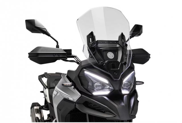 Morbidelli T1002V lai tap giua Tiger 1200 va VStrom 1050 ra mat voi gia ngang SH350i