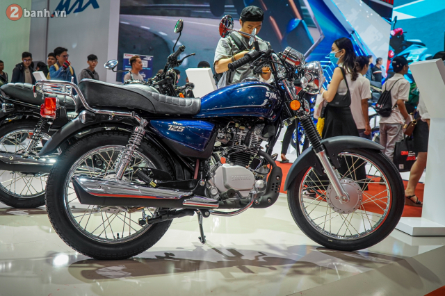 Chi tiet bo doi Wolf 125 hai mau con tay classic thu hut AE biker cua SYM tai VMS 2024 - 5